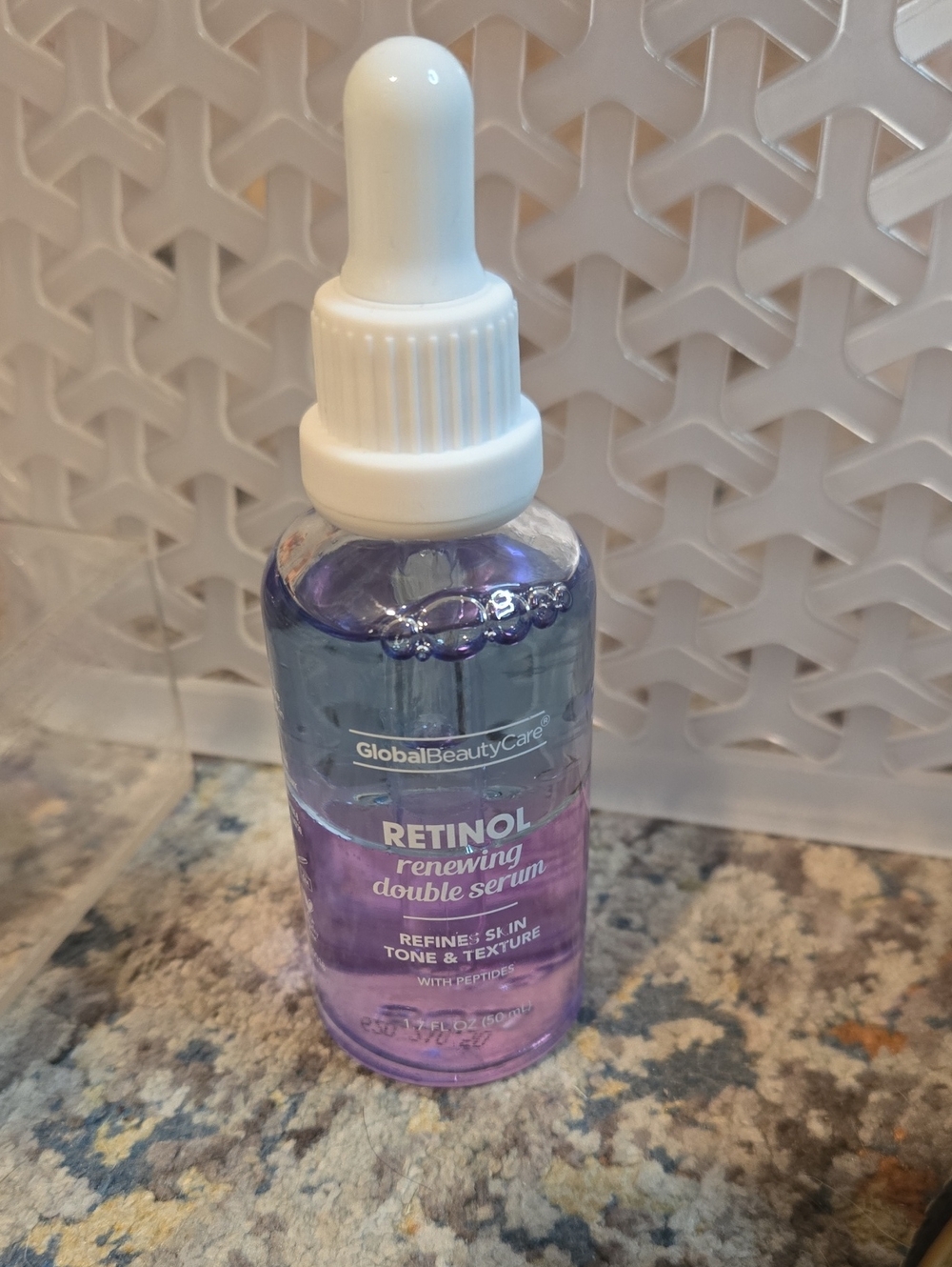 Retinol Renewing Double Serum Glass Bottle With Dropper